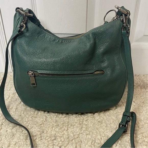 Coach Leather Green Convertible Crossbody Purse Bag - Picture 3 of 10